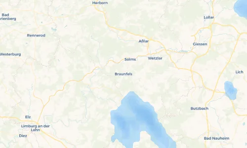 Regenradar Vorschaubild - Aktuelle Niederschläge in Braunfels und Umgebung
