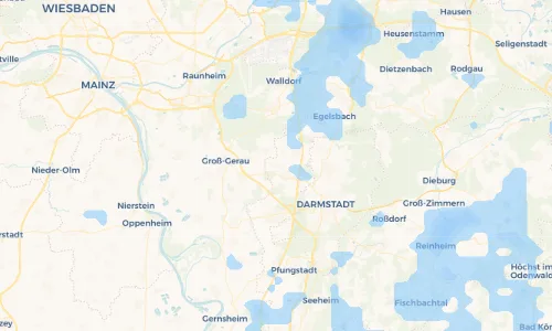 Regenradar Vorschaubild - Aktuelle Niederschläge in Braunshardt und Umgebung