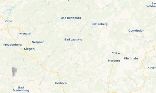 Regenradar Vorschaubild - Aktuelle Niederschläge in Breidenbach und Umgebung