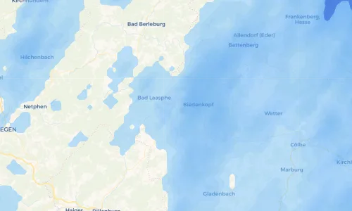 Regenradar Vorschaubild - Aktuelle Niederschläge in Breidenstein und Umgebung