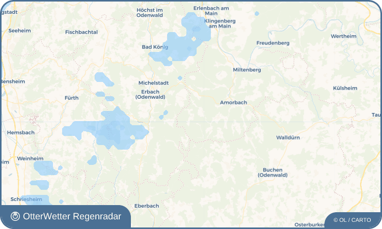 OtterWetter Regenradar-Widget Breitenbuch