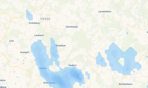 Regenradar Vorschaubild - Aktuelle Niederschläge in Breungeshain und Umgebung
