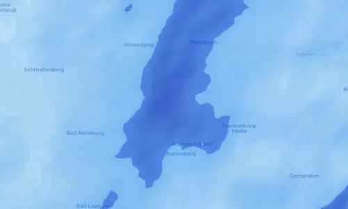 Regenradar Vorschaubild - Aktuelle Niederschläge in Bromskirchen und Umgebung