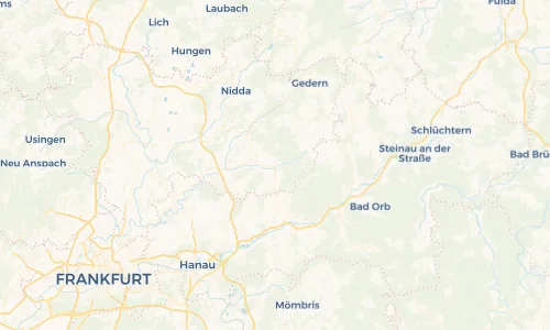Regenradar Vorschaubild - Aktuelle Niederschläge in Büdingen und Umgebung