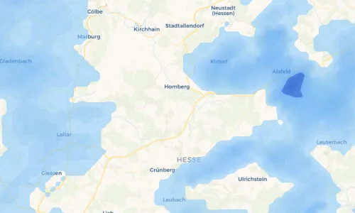 Regenradar Vorschaubild - Aktuelle Niederschläge in Büßfeld und Umgebung
