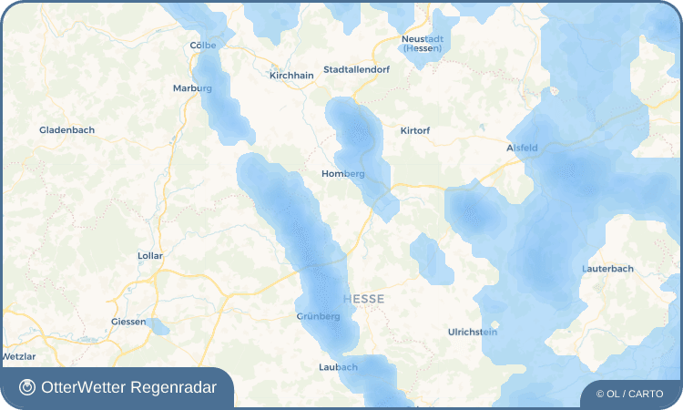 Wetter-Widget-Vorschau mit Vorhersagedaten für Büßfeld