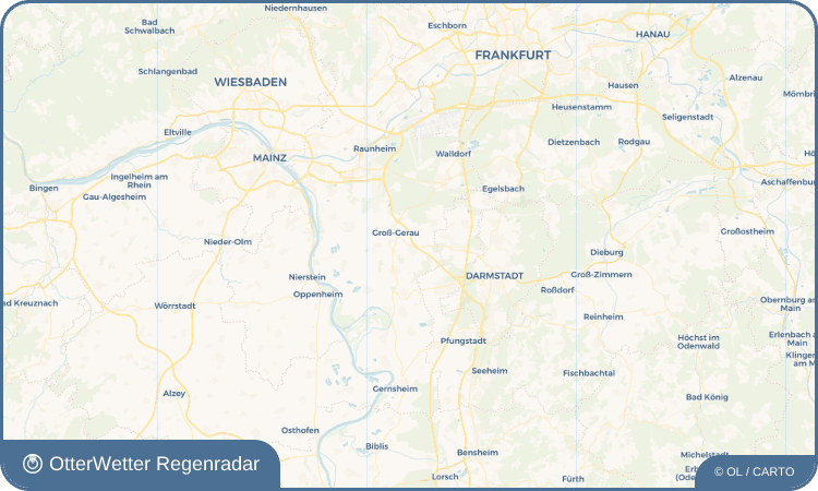 OtterWetter Regenradar-Widget Büttelborn