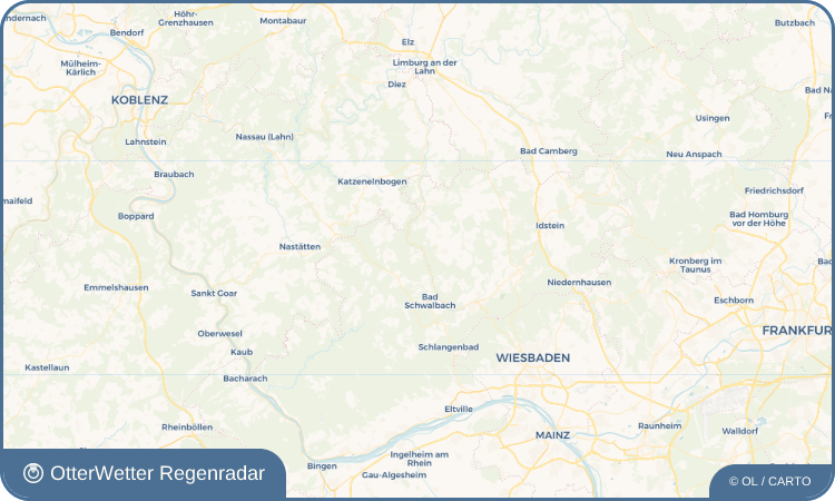 OtterWetter Regenradar-Widget Burg-Hohenstein