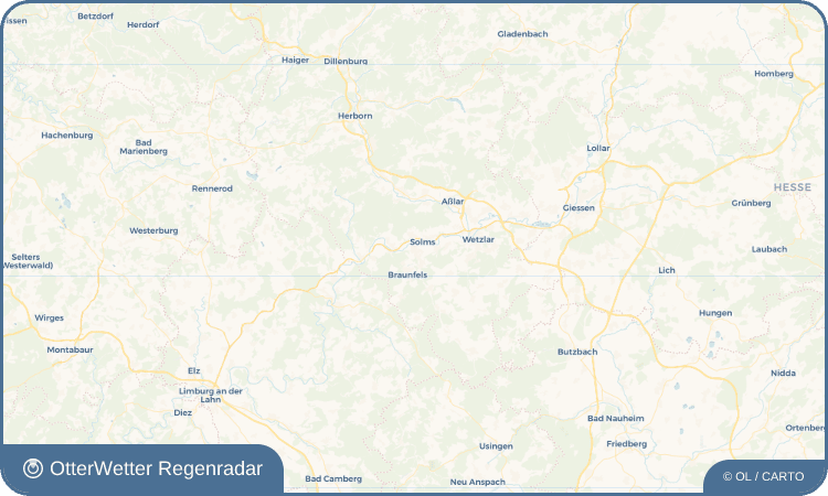 OtterWetter Regenradar-Widget Burgsolms