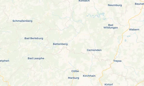 Regenradar Vorschaubild - Aktuelle Niederschläge in Burgwald und Umgebung