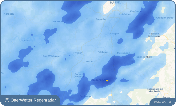 OtterWetter Regenradar-Widget Cappel