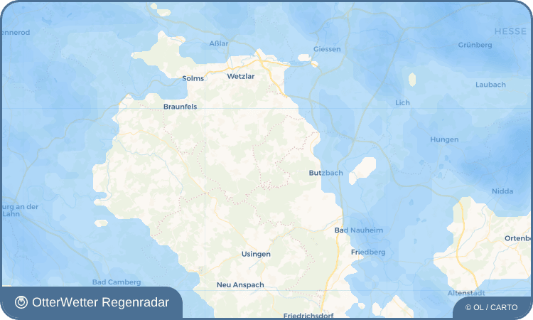 OtterWetter Regenradar-Widget Cleeberg