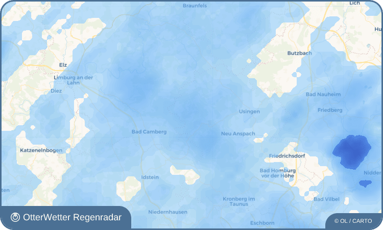 OtterWetter Regenradar-Widget Cratzenbach