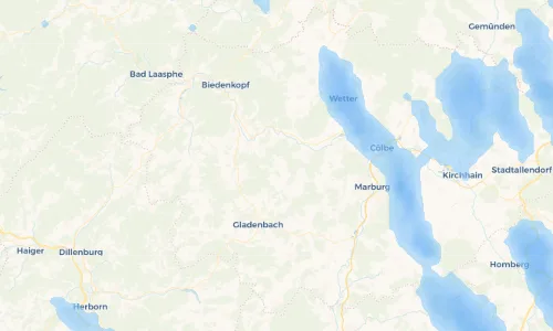 Regenradar Vorschaubild - Aktuelle Niederschläge in Damshausen und Umgebung