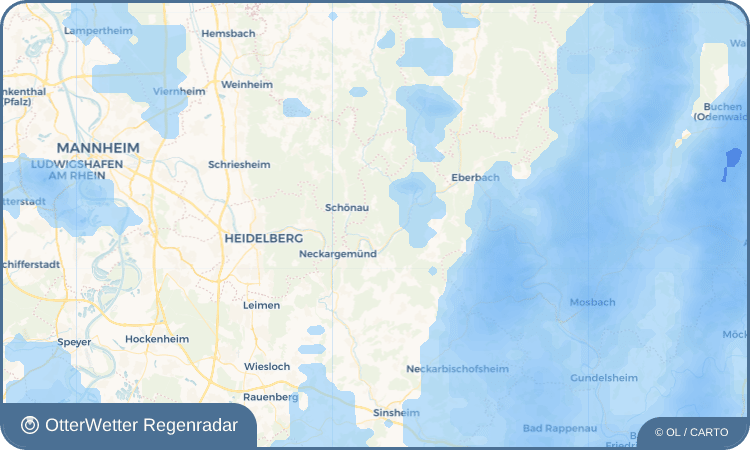 OtterWetter Regenradar-Widget Darsberg