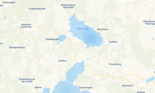 Regenradar Vorschaubild - Aktuelle Niederschläge in Datterode und Umgebung