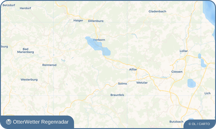 Widget-Vorschau für Daubhausen Wetter-Widget-Vorschau mit Vorhersagedaten für Daubhausen