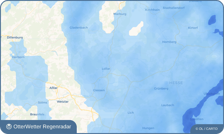 OtterWetter Regenradar-Widget Daubringen