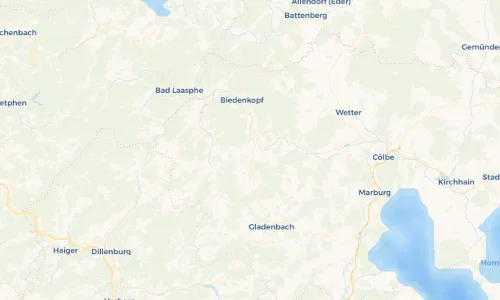 Regenradar Vorschaubild - Aktuelle Niederschläge in Dautphe und Umgebung