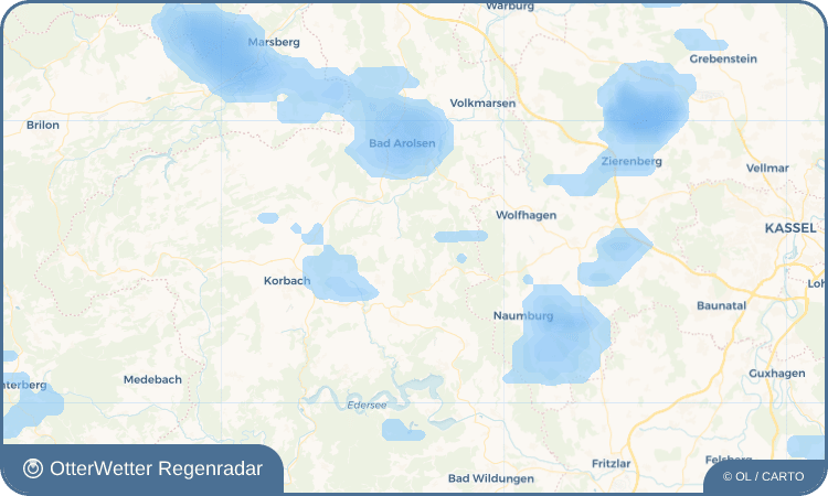 OtterWetter Regenradar-Widget Dehringhausen