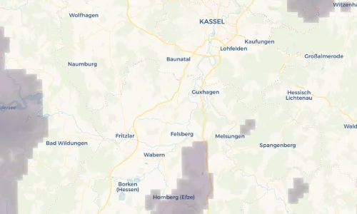 Regenradar Vorschaubild - Aktuelle Niederschläge in Deute und Umgebung