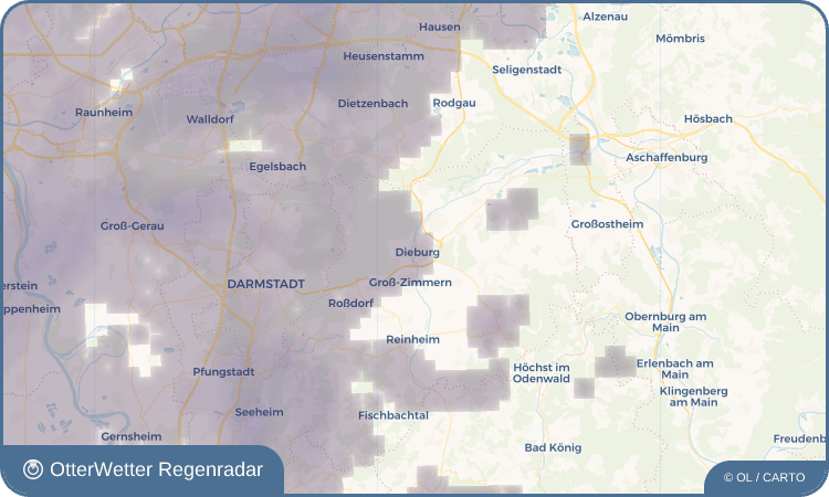 OtterWetter Regenradar-Widget Dieburg