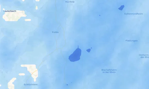 Regenradar Vorschaubild - Aktuelle Niederschläge in Dietershausen und Umgebung