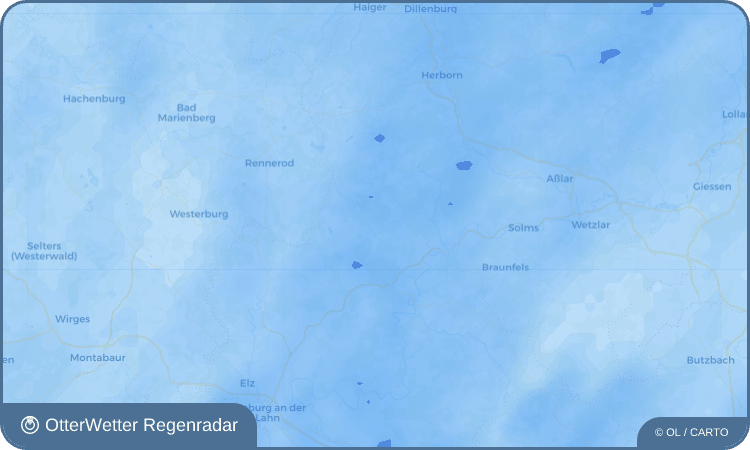OtterWetter Regenradar-Widget Dillhausen