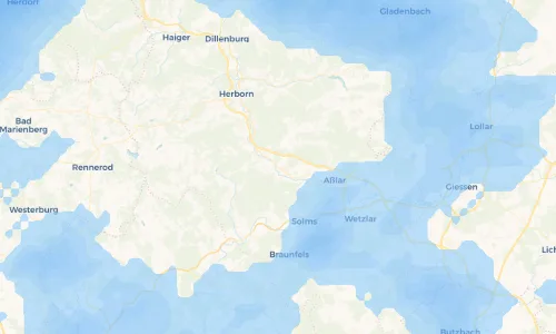 Regenradar Vorschaubild - Aktuelle Niederschläge in Dillheim und Umgebung
