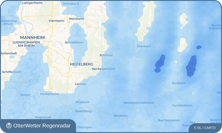 OtterWetter Regenradar-Widget Dilsberg