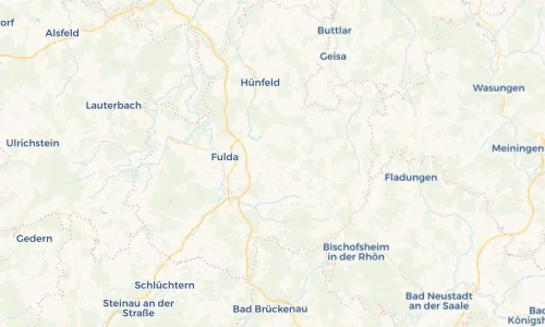 Regenradar Vorschaubild - Aktuelle Niederschläge in Dipperz und Umgebung