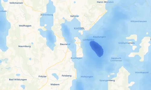 Regenradar Vorschaubild - Aktuelle Niederschläge in Dittershausen und Umgebung