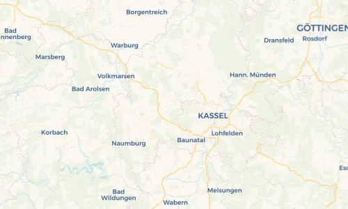 Regenradar Vorschaubild - Aktuelle Niederschläge in Dörnberg und Umgebung