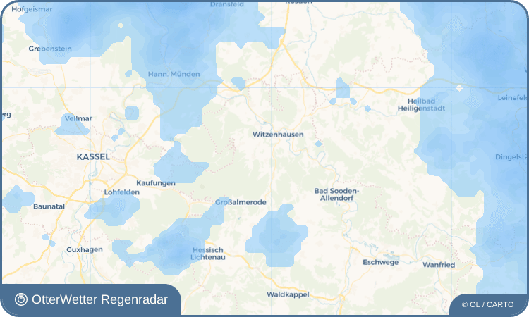 OtterWetter Regenradar-Widget Dohrenbach