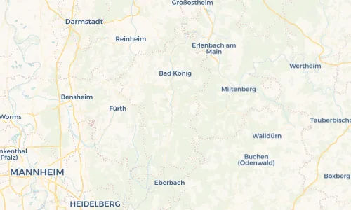 Regenradar Vorschaubild - Aktuelle Niederschläge in Dorf-Erbach und Umgebung