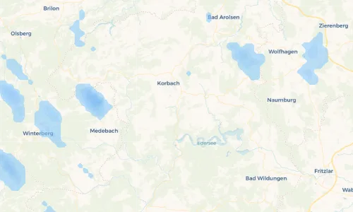 Regenradar Vorschaubild - Aktuelle Niederschläge in Dorfitter und Umgebung