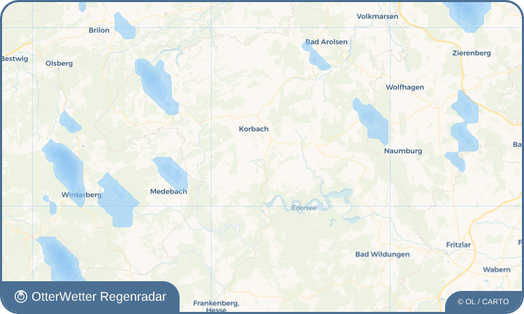 Wetter-Widget-Vorschau mit Vorhersagedaten für Dorfitter