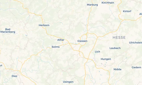 Regenradar Vorschaubild - Aktuelle Niederschläge in Dorlar und Umgebung
