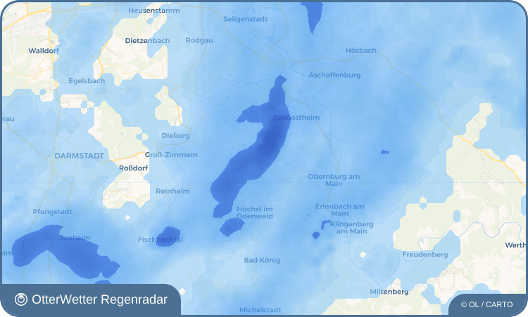 OtterWetter Regenradar-Widget Dorndiel