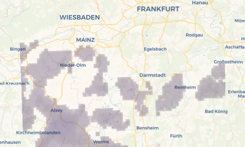 Regenradar Vorschaubild - Aktuelle Niederschläge in Dornheim und Umgebung