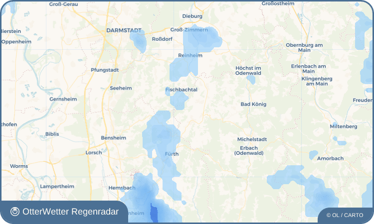 OtterWetter Regenradar-Widget Eberbach