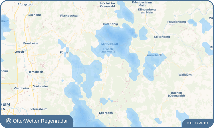 Wetter-Widget-Vorschau mit Vorhersagedaten für Ebersberg