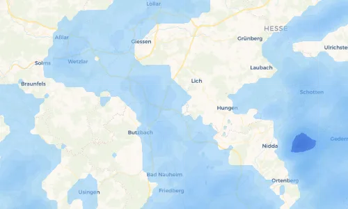 Regenradar Vorschaubild - Aktuelle Niederschläge in Eberstadt und Umgebung