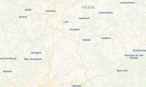 Regenradar Vorschaubild - Aktuelle Niederschläge in Echzell und Umgebung