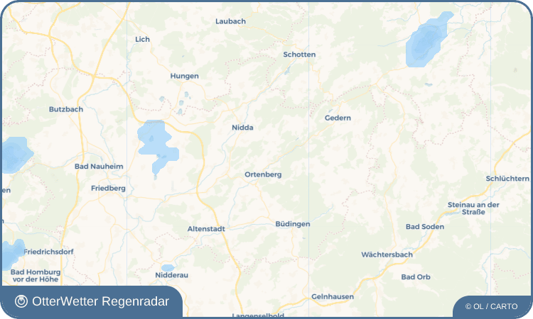 OtterWetter Regenradar-Widget Eckartsborn