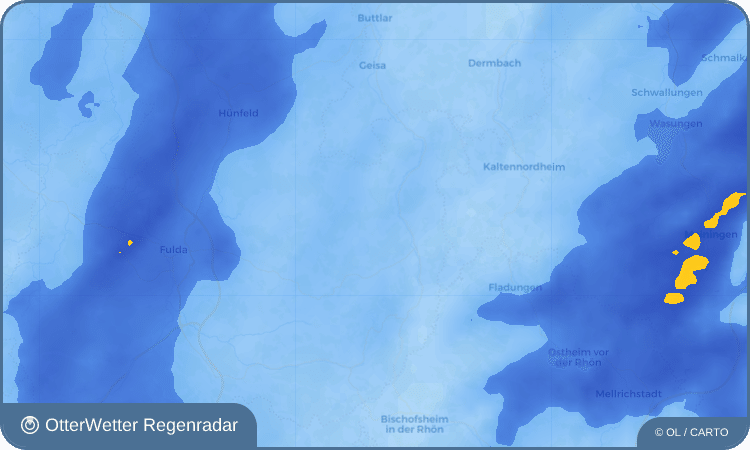 OtterWetter Regenradar-Widget Eckweisbach