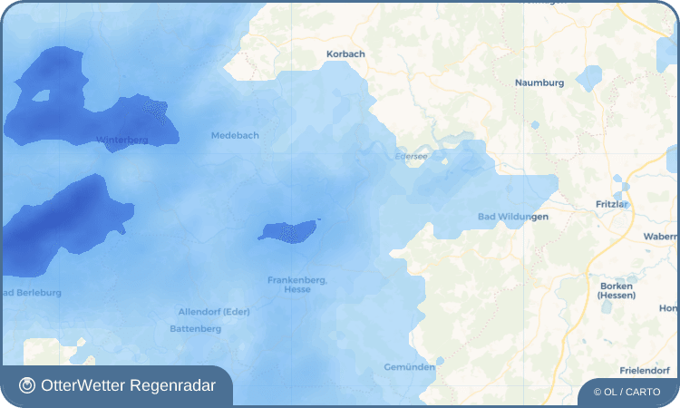 OtterWetter Regenradar-Widget Ederbringhausen