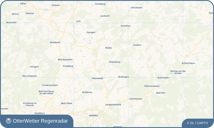 OtterWetter Regenradar-Widget Effolderbach