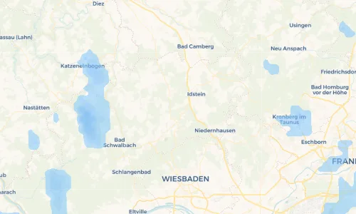 Regenradar Vorschaubild - Aktuelle Niederschläge in Ehrenbach und Umgebung
