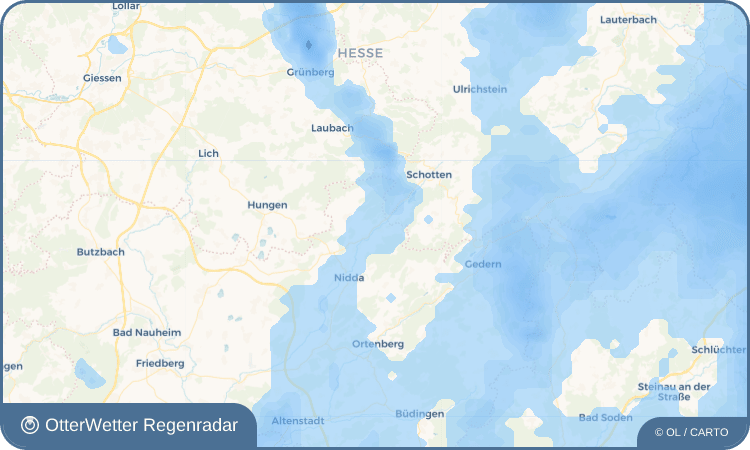 OtterWetter Regenradar-Widget Eichelsdorf
